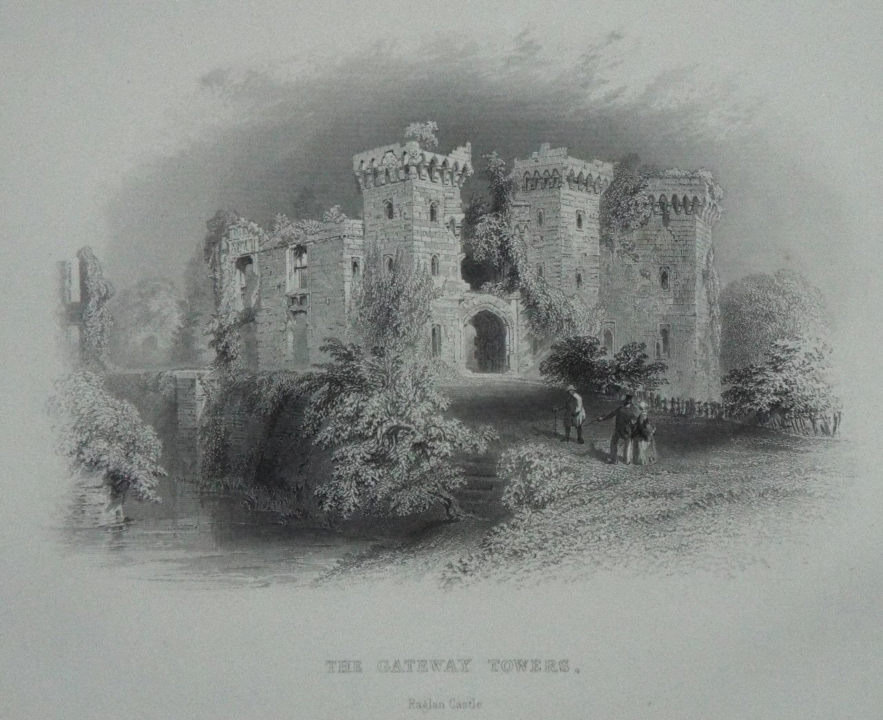 Steel Vignette - The Gateway Towers, Raglan Castle